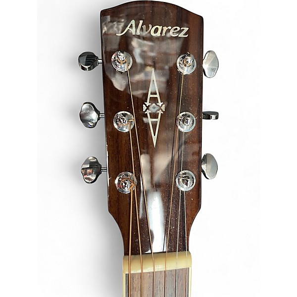 Used Alvarez HD70 Herringbone Natural Acoustic Guitar