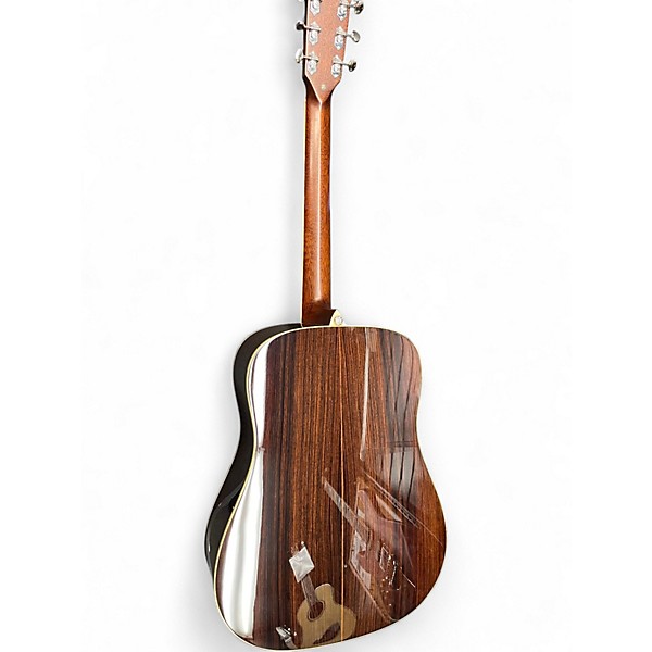 Used Alvarez HD70 Herringbone Natural Acoustic Guitar