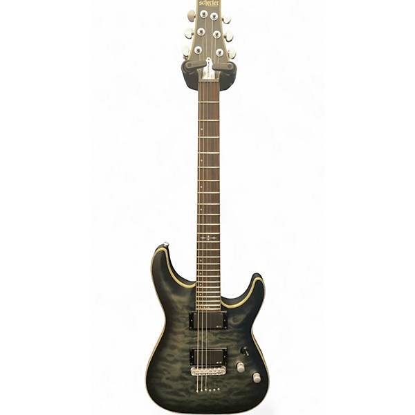 Used Schecter C-1 Platinum Satin Black Solid Body Electric Guitar