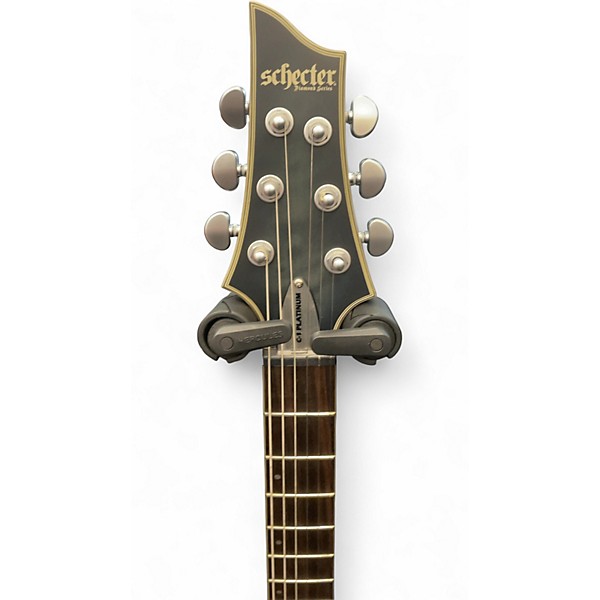 Used Schecter C-1 Platinum Satin Black Solid Body Electric Guitar