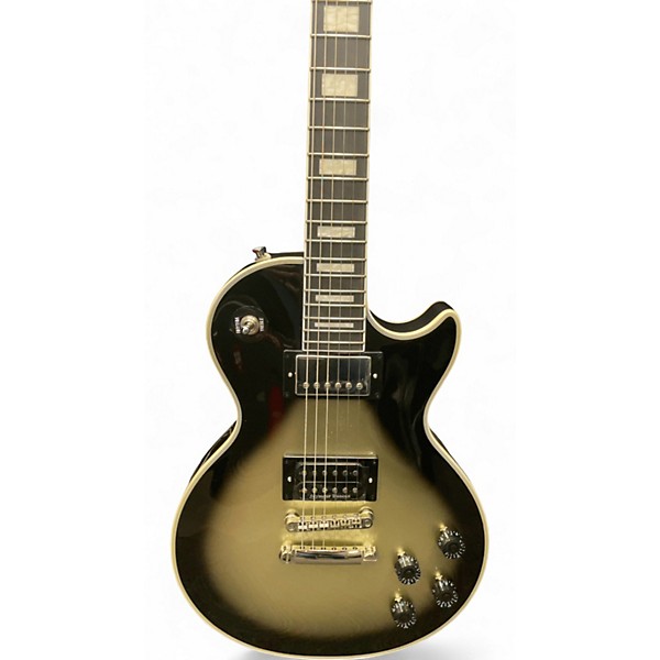 Used 2023 Epiphone Adam Jones Les Paul Custom Art Collection - Korin Faught "Sensation" Silverburst Solid Body Electric Gu...