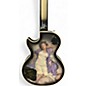 Used 2023 Epiphone Adam Jones Les Paul Custom Art Collection - Korin Faught "Sensation" Silverburst Solid Body Electric Gu...