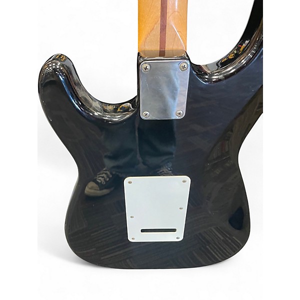 Used Fender Squier Series Black Solid Body Electric Guitar