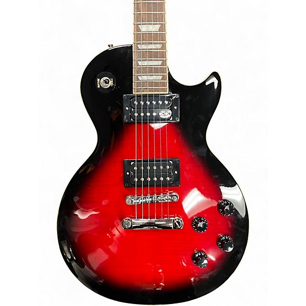 Used 2021 Epiphone Slash Signature Les Paul Standard Vermillion Burst Solid Body Electric Guitar