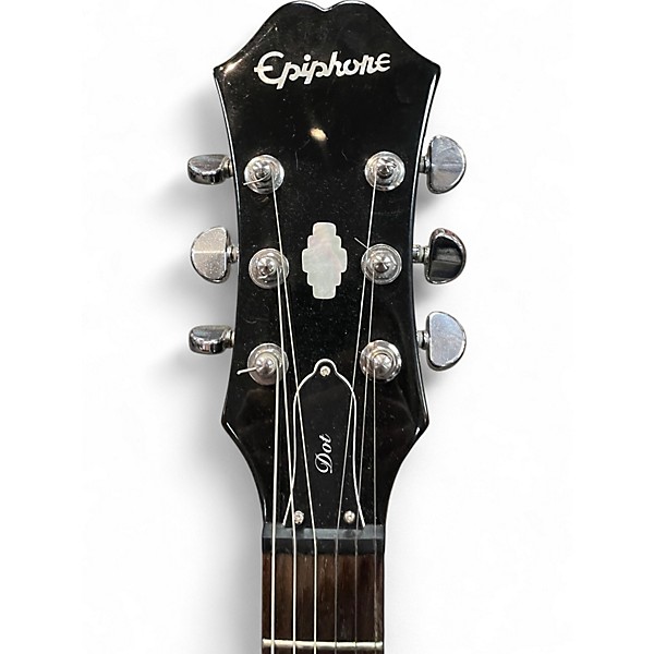 Used Epiphone DOT DELUXE Vintage Sunburst Hollow Body Electric Guitar