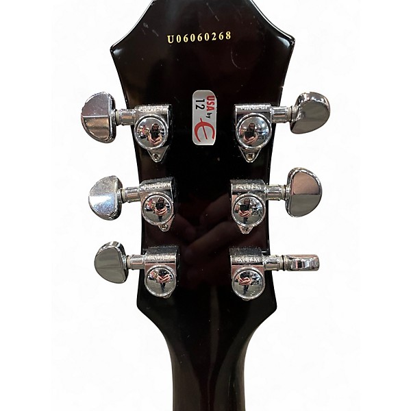 Used Epiphone DOT DELUXE Vintage Sunburst Hollow Body Electric Guitar