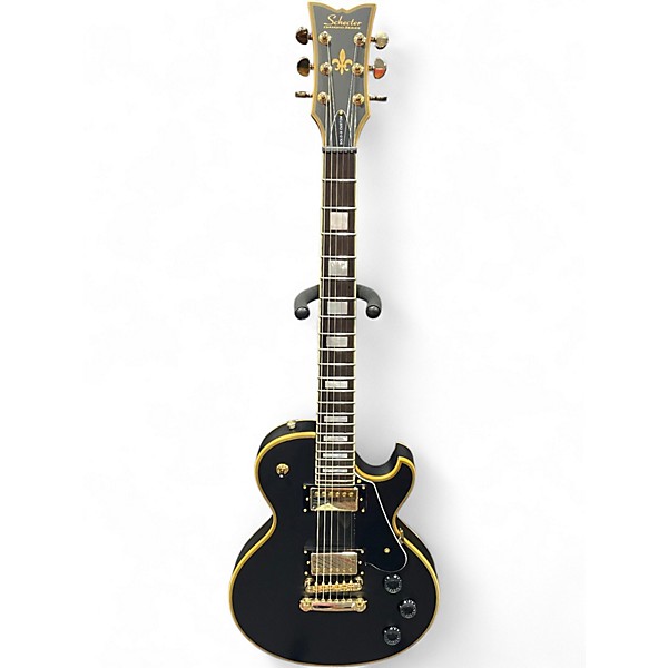 Used Schecter Guitar Research solo II custom Black Solid Body Electric Guitar