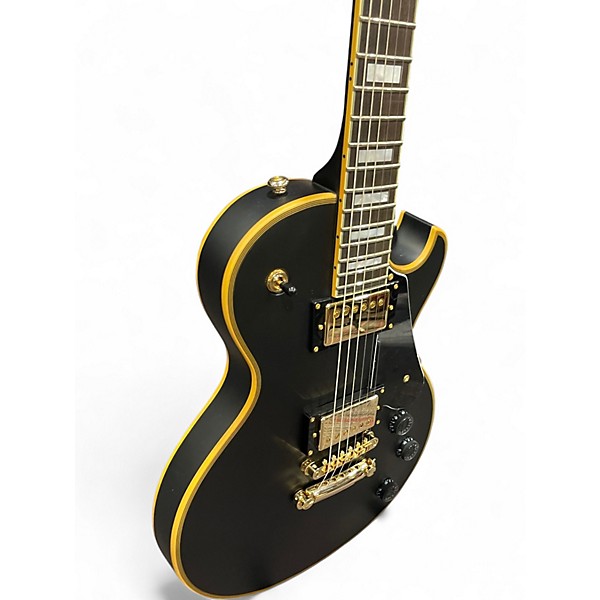 Used Schecter Guitar Research solo II custom Black Solid Body Electric Guitar