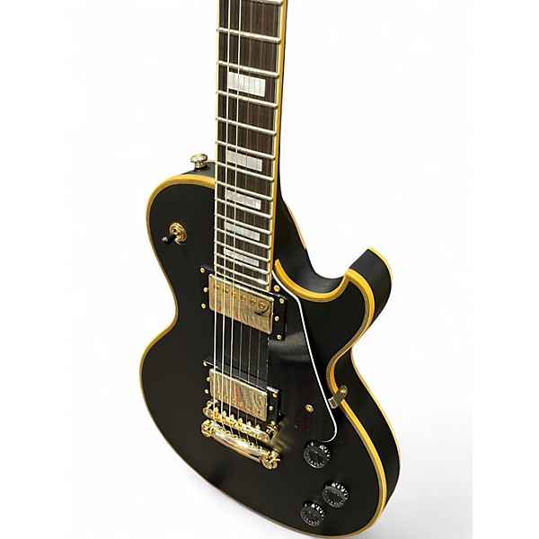 Used Schecter Guitar Research solo II custom Black Solid Body Electric Guitar