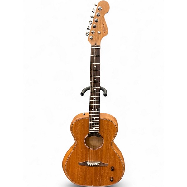 Used Fender HIGHWAY PARLOR MAHOGANY Natural Acoustic Electric Guitar