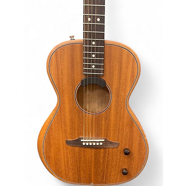 Used Fender HIGHWAY PARLOR MAHOGANY Natural Acoustic Electric Guitar