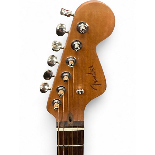 Used Fender HIGHWAY PARLOR MAHOGANY Natural Acoustic Electric Guitar