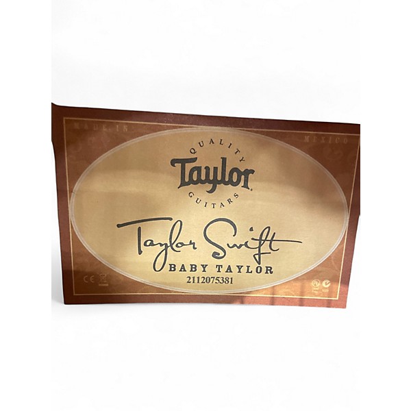 Used Taylor TAYLOR SWIFT SIGNATURE BABY TAYLOR Natural Acoustic Guitar