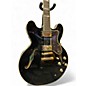 Used 2021 Epiphone Sheraton II Pro Black and Gold Hollow Body Electric Guitar