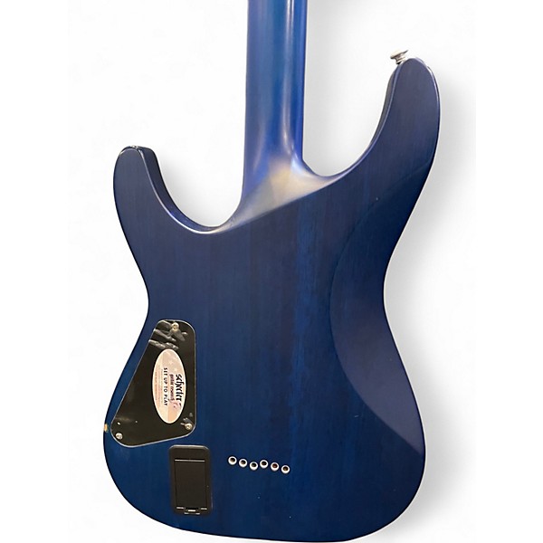 Used Schecter Guitar Research DIAMOND SERIES C-1 BLUE Solid Body Electric Guitar