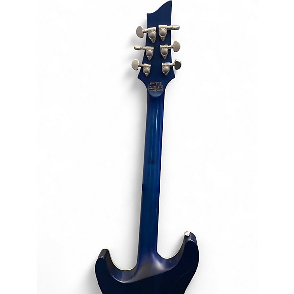 Used Schecter Guitar Research DIAMOND SERIES C-1 BLUE Solid Body Electric Guitar