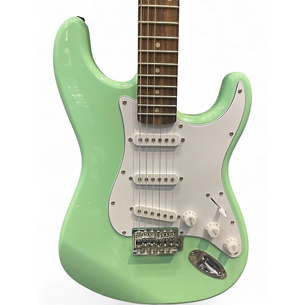 Used Squier Affinity Stratocaster Seafoam Green Solid Body Electric Guitar