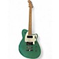 Used Reverend chris freeman signature prototype turquoise sparkle Solid Body Electric Guitar thumbnail