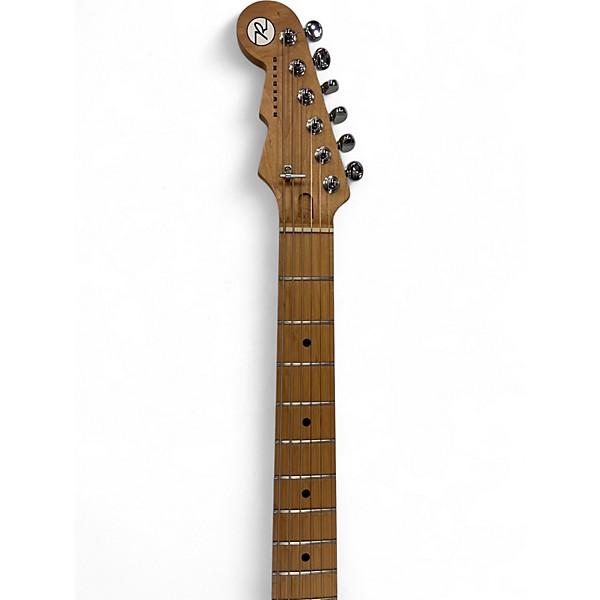 Used Reverend chris freeman signature prototype turquoise sparkle Solid Body Electric Guitar