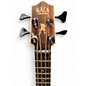 Used Kala UBASS-EBY-FS STRIPED EBONY Natural Ukulele