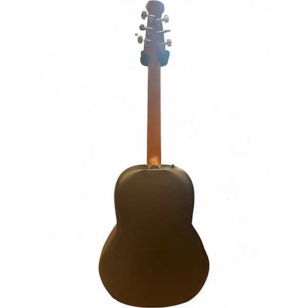 Used Ovation standard balladeer 1111 Natural Acoustic Electric Guitar