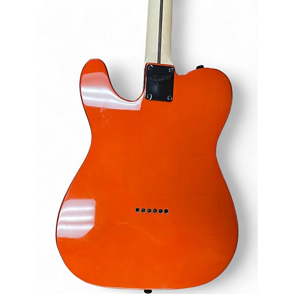 Used Squier AFFINITY TELECASTER HH Orange Solid Body Electric Guitar