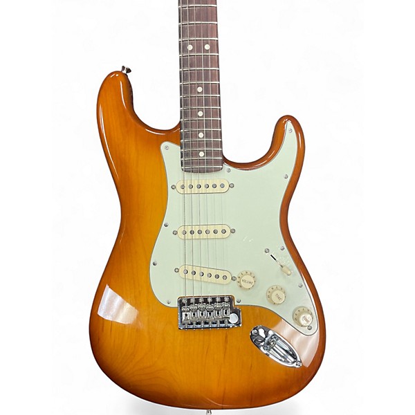 Used Fender American Performer Stratocaster SSS Honey Burst Solid Body Electric Guitar