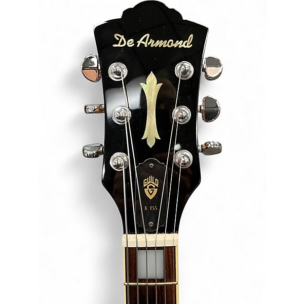 Used DeArmond X155 Sunubrst Hollow Body Electric Guitar