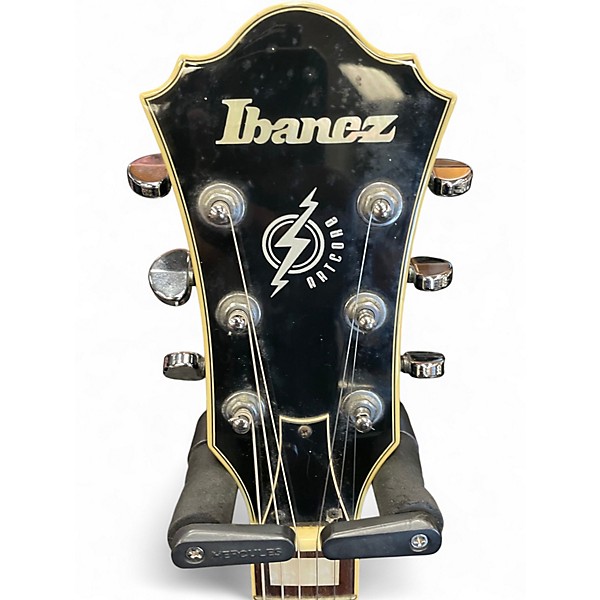 Used Ibanez AF75 TRANSPARENT BLUE SUNBURST Hollow Body Electric Guitar