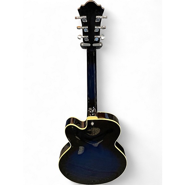 Used Ibanez AF75 TRANSPARENT BLUE SUNBURST Hollow Body Electric Guitar