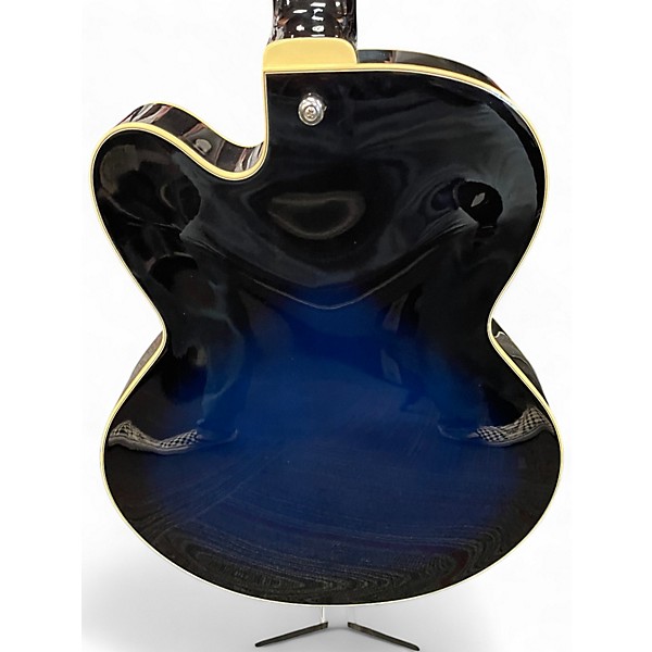 Used Ibanez AF75 TRANSPARENT BLUE SUNBURST Hollow Body Electric Guitar