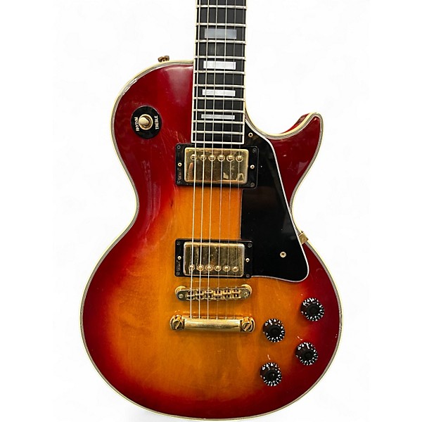 Vintage 1983 Gibson Les Paul Custom Heritage Cherry Sunburst Solid Body Electric Guitar