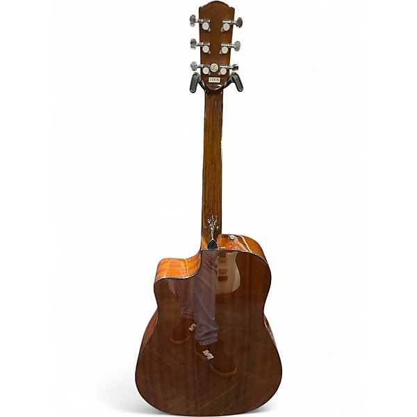 Used Fender CD60SCE Natural Acoustic Electric Guitar