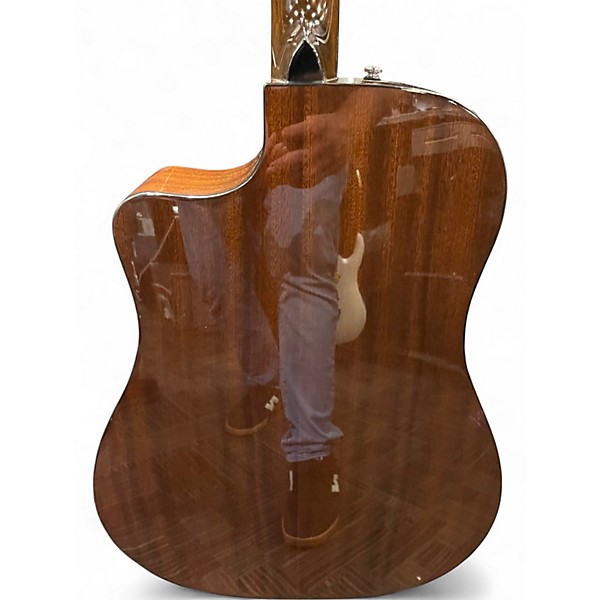 Used Fender CD60SCE Natural Acoustic Electric Guitar