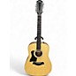 Used Taylor 150E 12 STRING LEFT HANDED Natural 12 String Acoustic Electric Guitar thumbnail