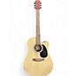 Used Fender FA25CE Natural Acoustic Electric Guitar thumbnail