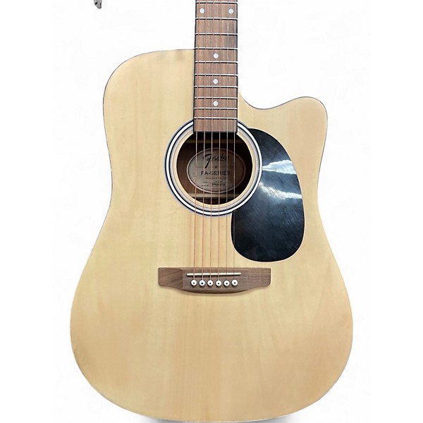 Used Fender FA25CE Natural Acoustic Electric Guitar