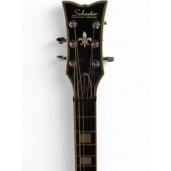 Used Schecter Guitar Research Solo-II Custom Gloss Natural Solid Body Electric Guitar