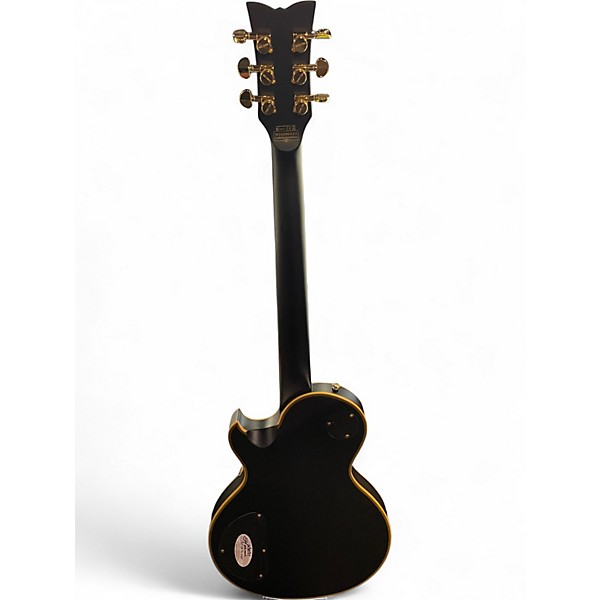 Used Schecter Guitar Research Solo-II Custom Black Satin Solid Body Electric Guitar