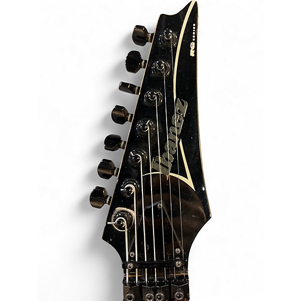 Vintage 1999 Ibanez RG7620 7 String Black Pearl Solid Body Electric Guitar