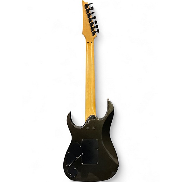 Vintage 1999 Ibanez RG7620 7 String Black Pearl Solid Body Electric Guitar