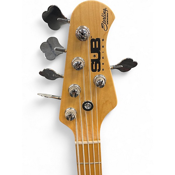 Used Sterling by Music Man Sub 5 Black Electric Bass Guitar