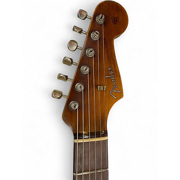 Used 2022 Fender CUSTOM SHOP LTD POBLANO RELIC STRAT BLACK Solid Body Electric Guitar