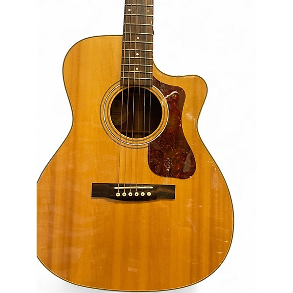 Used Guild OM-140CE Natural Acoustic Electric Guitar