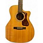Used Guild OM-140CE Natural Acoustic Electric Guitar