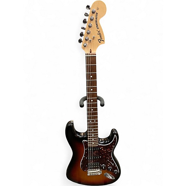 Used Fender Highway One Stratocaster 3 Tone Sunburst Solid Body Electric Guitar