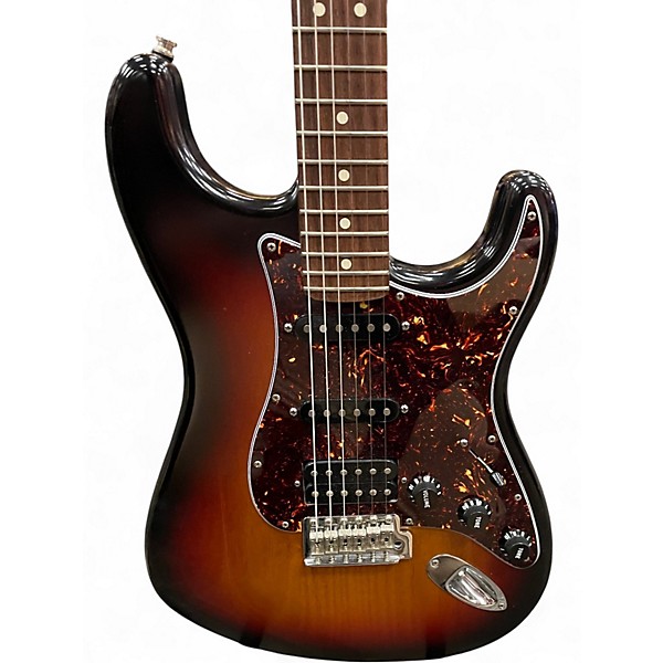 Used Fender Highway One Stratocaster 3 Tone Sunburst Solid Body Electric Guitar