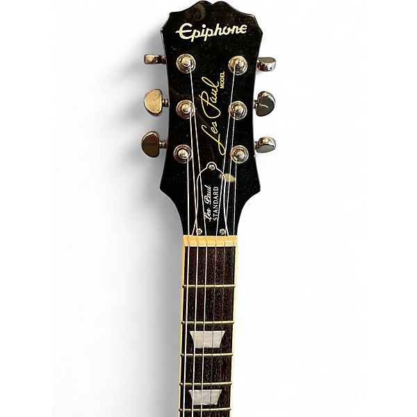 Used Epiphone Les Paul Standard Gold Top Solid Body Electric Guitar