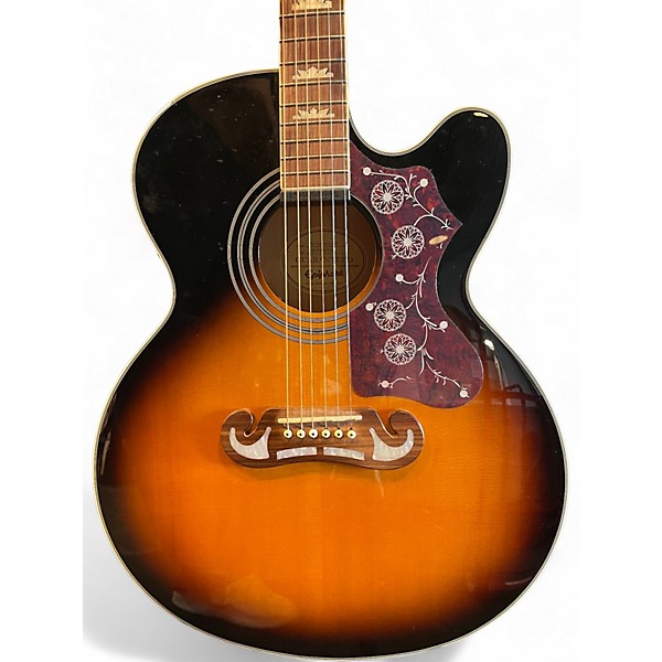 Used Epiphone EJ200SCE/VS VINTAGE BURST Acoustic Electric Guitar