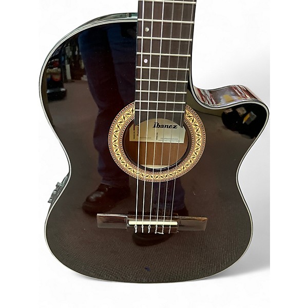 Used Ibanez GA35TCE Tobacco Burst Classical Acoustic Electric Guitar